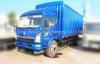 Blue 120hp 4X2 Light Duty Commercial Trucks , Four Cylinder Transport Truck