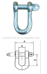 High tensile wire joints connector D shackles