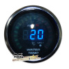 52mm black face blue lcd water temp