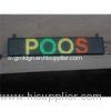 Poos P10 tri-color Semi-Outdoor LED Moving Sign Progranable SD-P10-1-RG