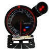 60mm black face red lcd air fuel ratio with shift light