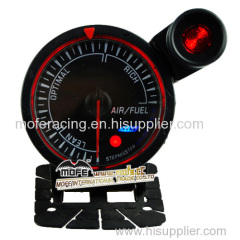 60mm black face red lcd air fuel ratio with shift light