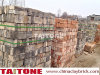 Used bricks for bricks slips as wall veneers