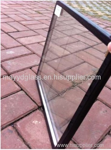 Super-thick safety heat insulated coated toughened insulated glass