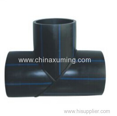 HDPE Heat Fusion Welding Equal Tee Pipe Fittings