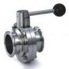 stainless steel Sanitary 3A clamped Butterfly Valve(304/316L)