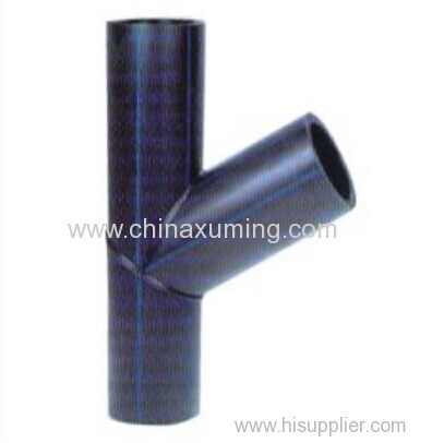 HDPE Butt Welding 45 Degree Skew Tee Fittings