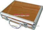 Tan Waterproof Aluminum Tool Cases / Hand Tool Boxes With Locks