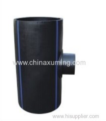 HDPE Butt Weld Saddle Type Reducing Tee Fittings