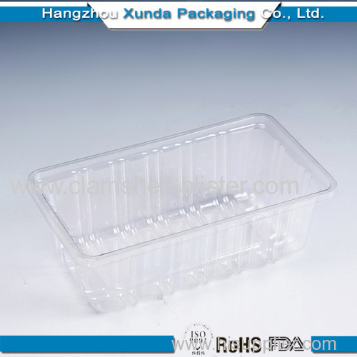 Rectangle plastic PP meat tray