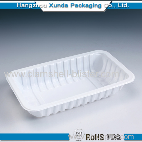 Rectangle plastic chicken tray