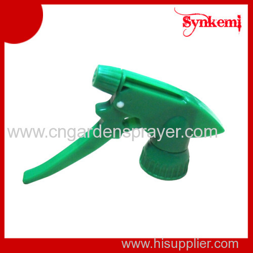 Plastic hand trigger sprayer nozzles