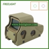 Tactical 556 replica holographic red/green dot riflescope sight tan color