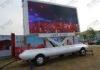 P10MM mobile video trailer led screen display billboard with full color