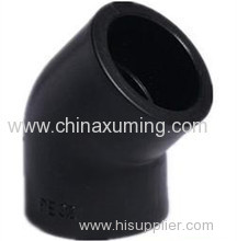 HDPE Socket Fusion 45 Degree Elbow Pipe Fittings