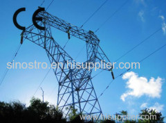 steel power transmission line tower