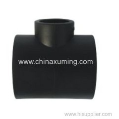HDPE Socket Fusion Reducing Tee Pipe Fittings