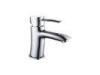 Round Deck Mounted Basin Mixer Tap , Washroom Single Hole diy faucet