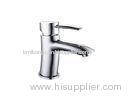 Round Deck Mounted Basin Mixer Tap , Washroom Single Hole diy faucet