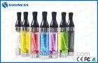 Blue 2.4ml T2 E Cigarette Vaporizer Reviews , 3.0 - 4.2V 500-600 Puffs