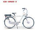 City Lithium Battery Electric Powered Bikes with Front V / Rear Roller Brake 700C