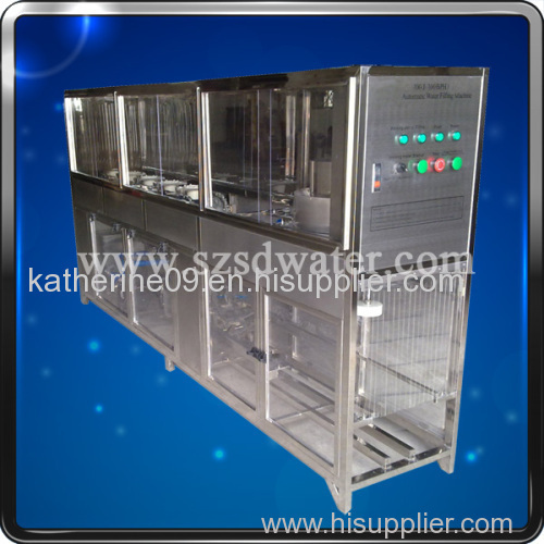 PLC controlled Automatic Mineral Water Bottle Filling Machines XG-100J(100 B/H)