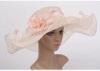 15cm Soft Brim Ladies Tea Party Hats / Pink Tea Party Hats For Girls