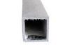 UV Resistant FRP Square Tube Profiles With Aluminum Color