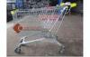240L Wire metal Shopping Trolleys Yellow plastic Israel With lock