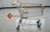 60L / 80L / 100L Small Supermarket Shopping Cart with PVC / PU / TPR wheel