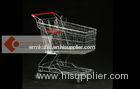 100L Small Cold steel Supermarket Shopping Cart / trolley Asian design