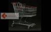 210L Shine Heavy Duty Shopping Trolley / Trolleys With Chrome Plated