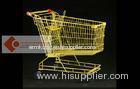 180L Extra Large Shopping Trolley With Yellow Powder Coating