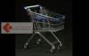60L 80L 125L Small European Wire metal Shopping Cart / Trolleys