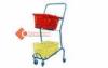 Wire Cold Metal Grocery Cart Collapsible Shopping Cart For Supermarket 45KG