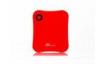 Red Square 10400mAh Universal Portable Power Bank 5V , USB External Battery Pack