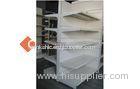 5 Tier Wire Metal Empty Grocery Store Shelves white For Supermarket 50KG - 80KG