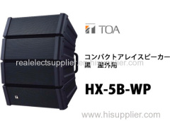 TOA Electronics HX-5BWP Variable Dispersion Line Array Speaker (Black)