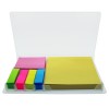 Promotional transparent plastic sticky notes box