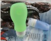 squeezable 2OZ silicone travel bottle , silicone tube for travel cosmetic bottle shampoo bottle