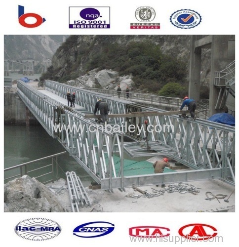 Galvanized bailey steel bridge