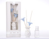 15ml reed diffuser/ ceramic vase, plaster flowers/ 4pcs rattan sticks and 2 pcs clay flowers.