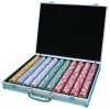 1000pcs poker chip set in Silver aluminium case china suppliers