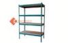 Dark blue Heavy Duty Metal Shelving slotted angle shelves