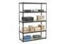 5 Tier Heavy Duty Metal Shelving Slotted Angle Steel Racks IOS CE SGS