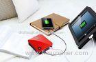 Red Mini Tablet PC / Laptop Emergency Mobile Phone Charger Large Capacity