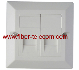 2-port UK type Bevelled Face plate