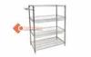 Galvanized Garage Wire Shelving Systems Heavy Duty Display Racks