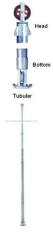 Aluminum Alloy Inner-suspended Tubular Gin Pole for Tower Erection