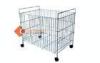 Small Warehouse Wire Container Storage Cages With Castor IOS CE SGS